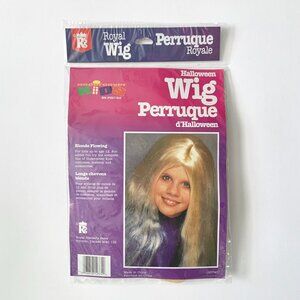 Blonde Long Wig Kids Child Yellow Taylor Swift Halloween Costume Prep Preppy